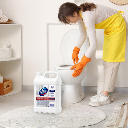 Desinfetante Cloro Gel Profissional Uso Geral Vim 5 Litros