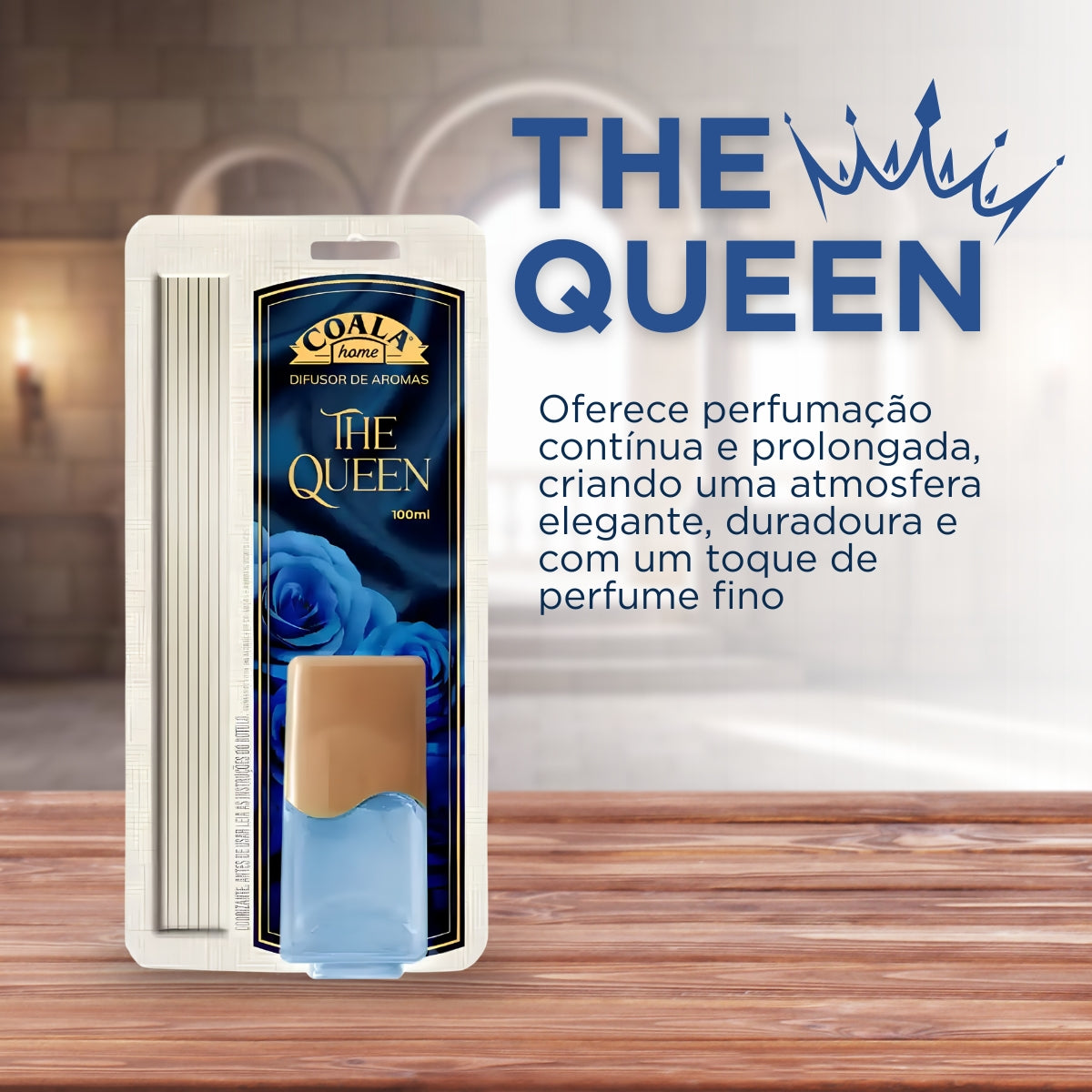 Difusor de Aromas Com Varetas The Queen 100ml Coala
