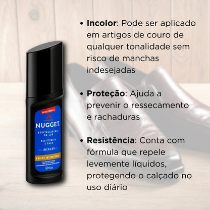Polidor de Sapato Líquido Incolor Nugget 60ml