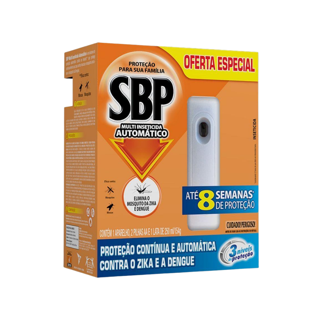 Aparelho Automático Multi-Inseticida Sbp 250ml +