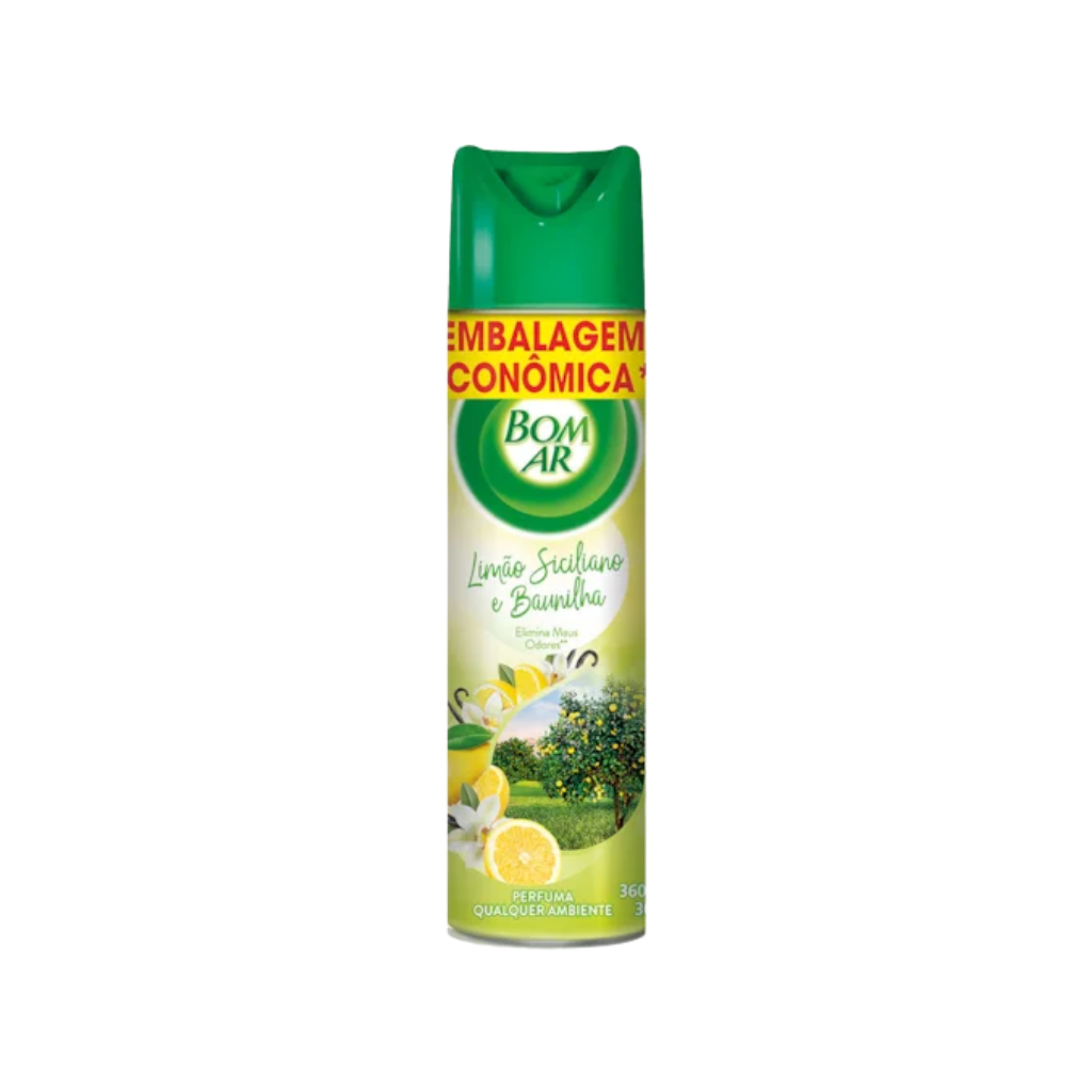 Odorizador De Ar Limão Siciliano E Baunilha Bom Ar 360ml