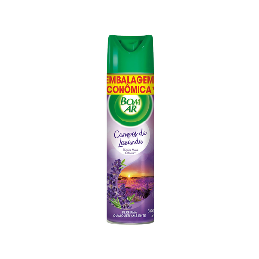 Odorizador De Ar Campos de Lavanda Bom Ar 360ml