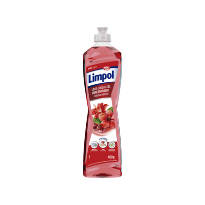 Detergente Em Gel Limpol Cereja e Hibisco 400g