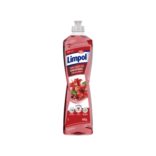 Detergente Em Gel Limpol Cereja e Hibisco 400g