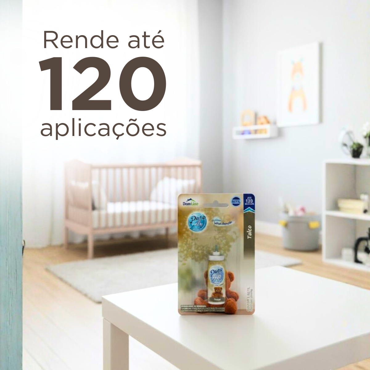 Odorizador de Ambiente Refil Talco Puro Ar 12ml