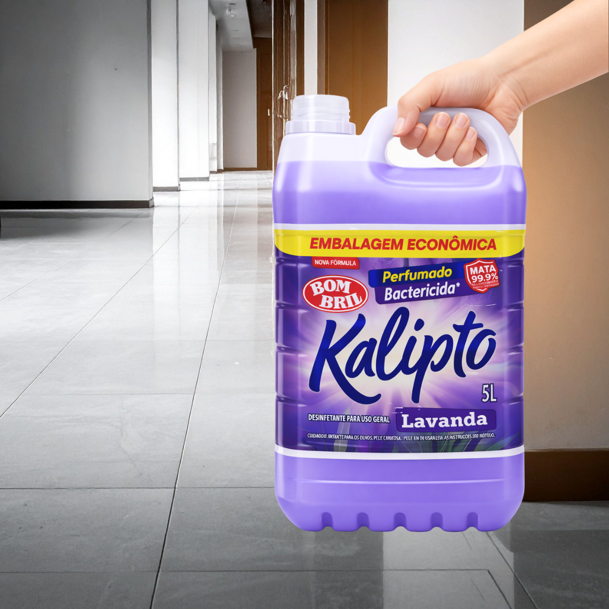 Desinfetante Kalipto Lavanda 5L Líquido para Banheiros e Cozinhas