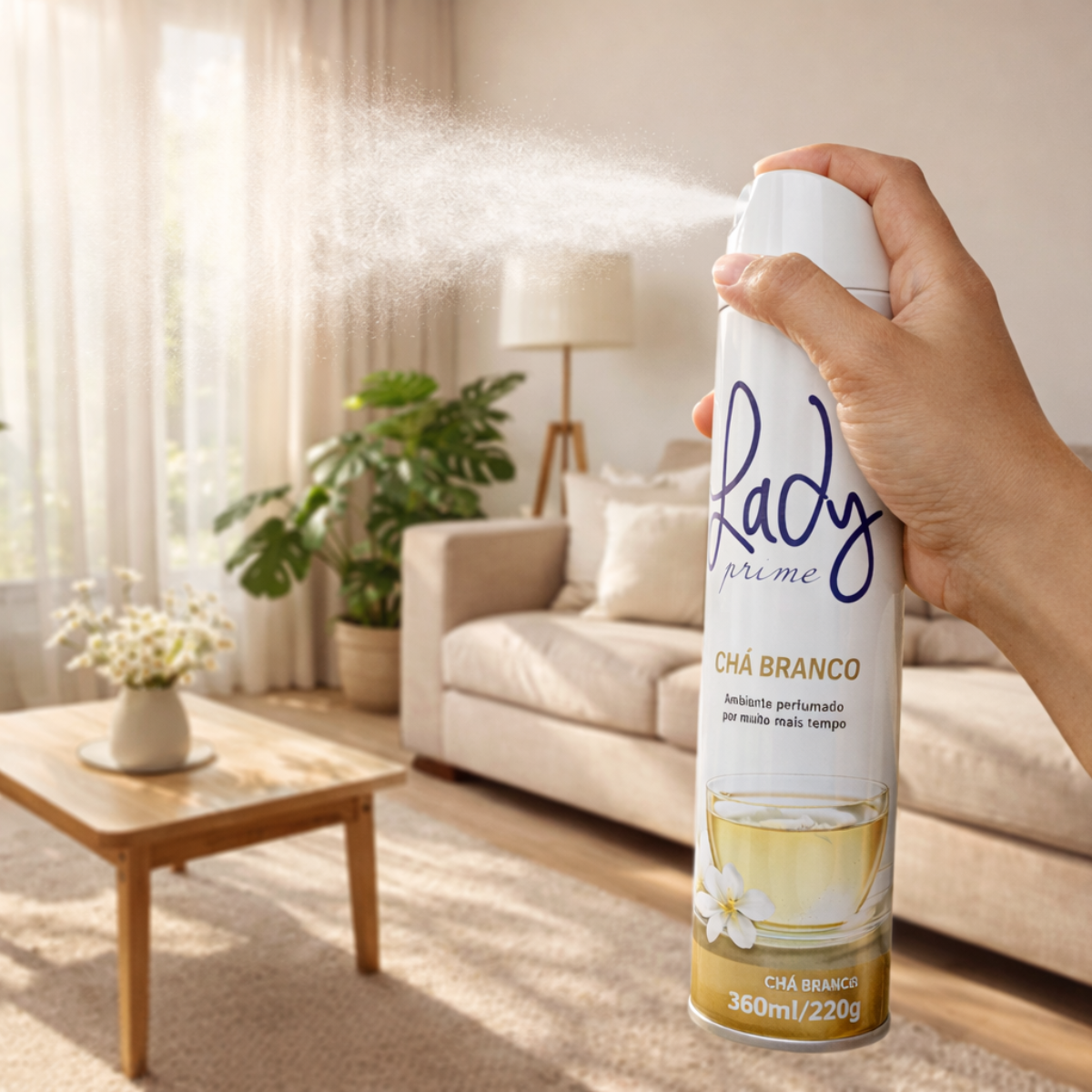 Odorizador de Ambientes Chá Branco Lady Prime 360ml