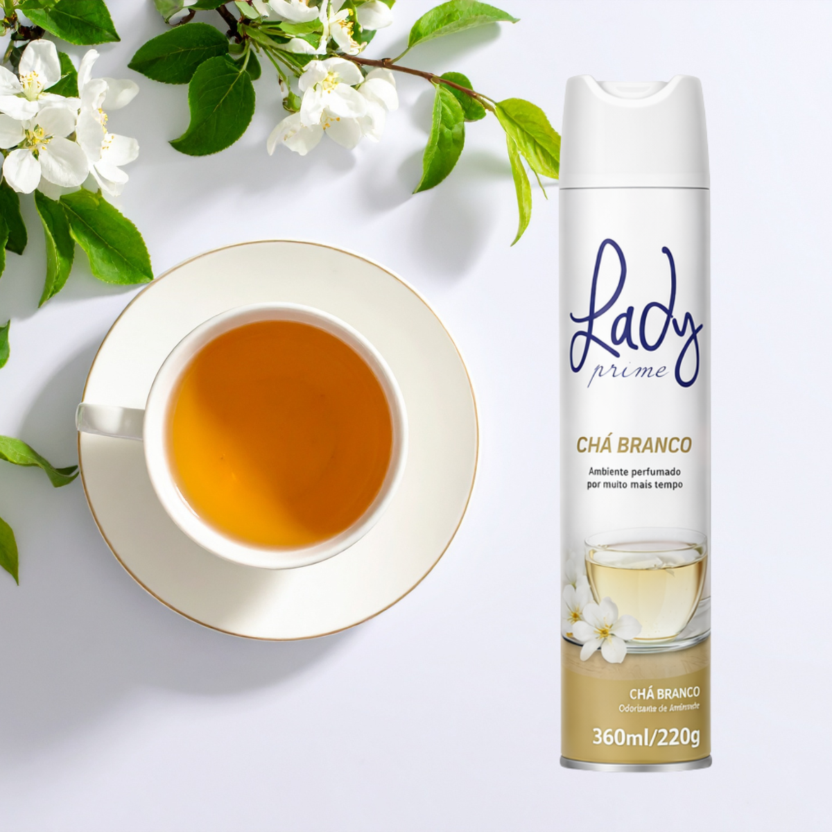 Odorizador de Ambientes Chá Branco Lady Prime 360ml
