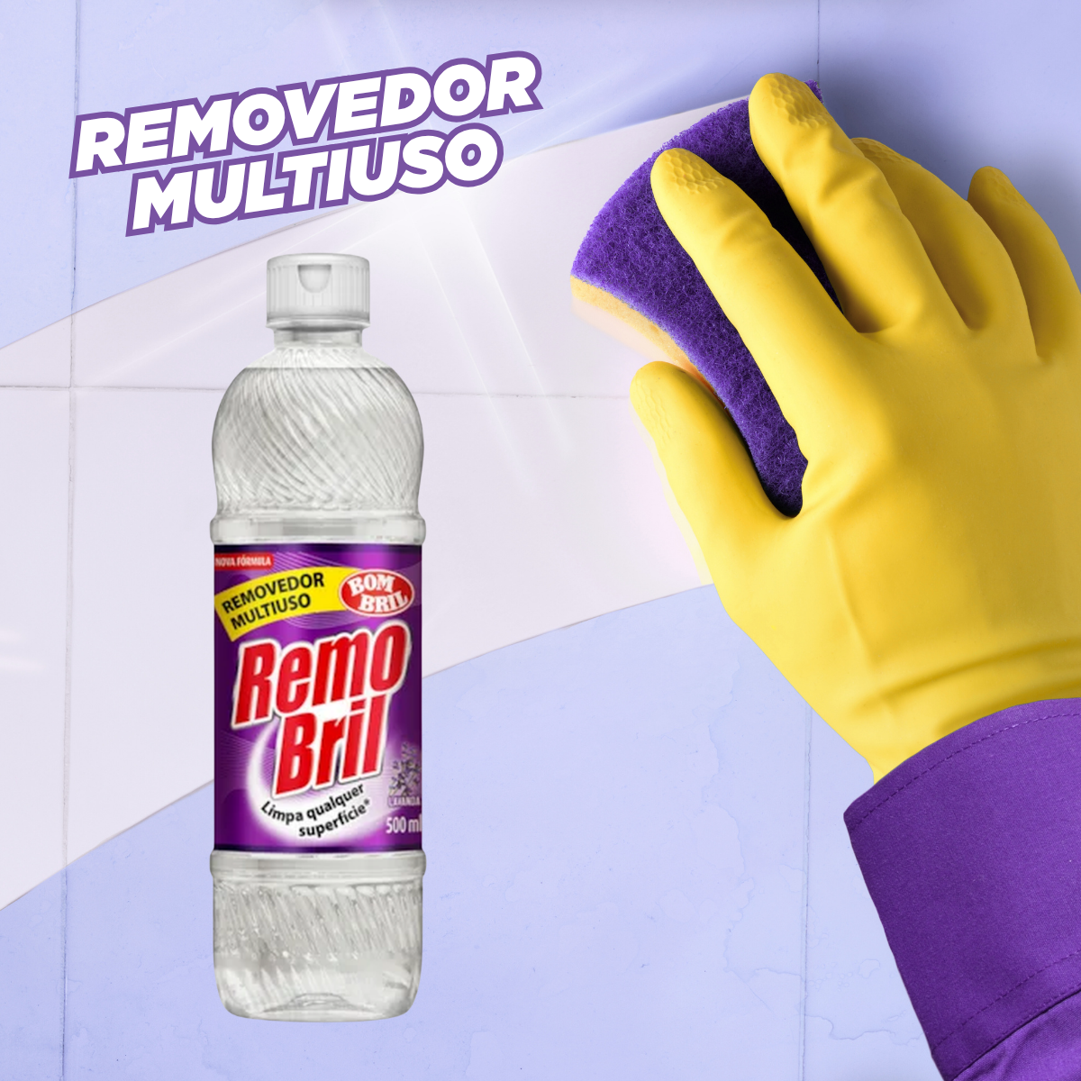 Removedor Perfumado Multiuso Remobril Lavanda Bombril 500ml