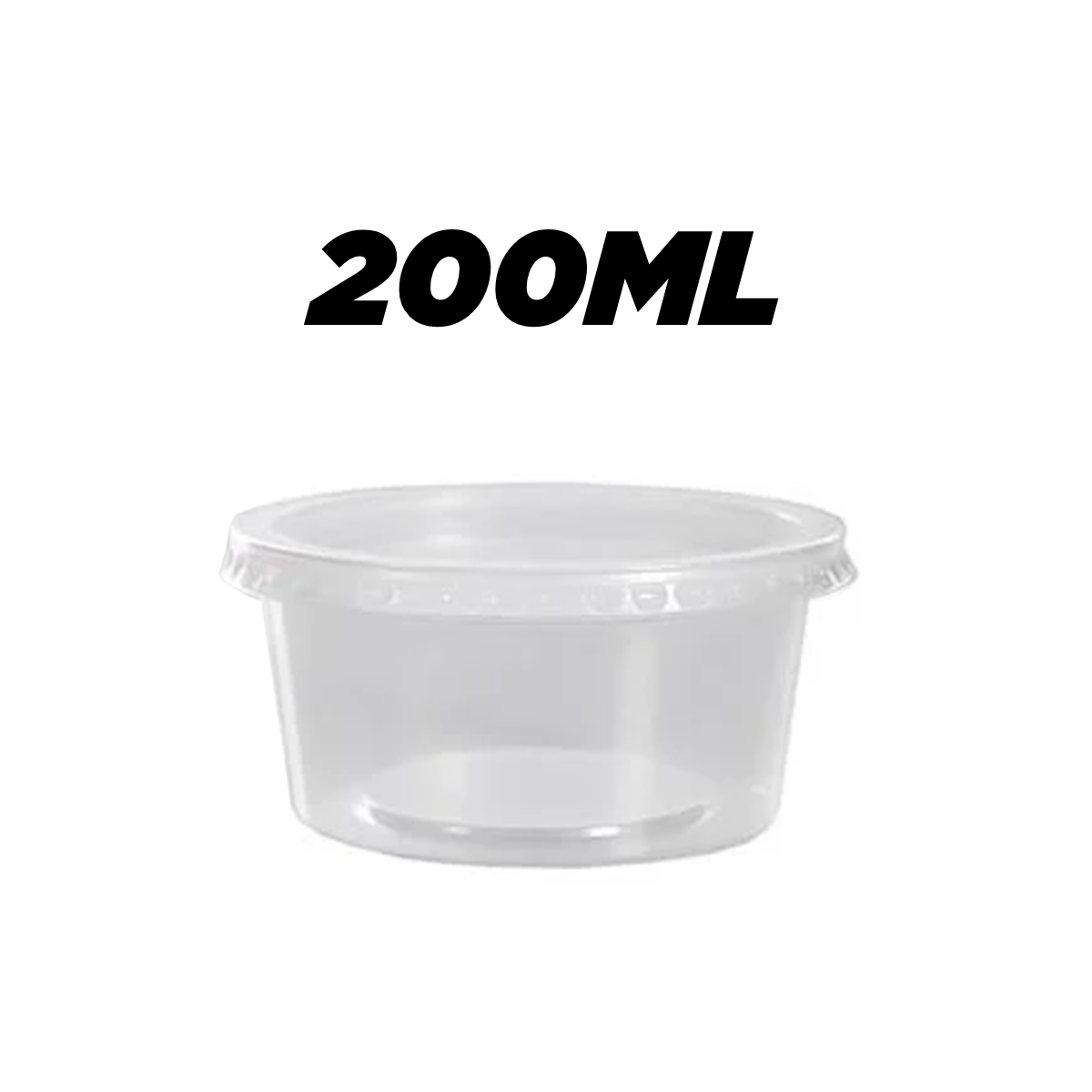 Pote e Tampa Descartável Para Freezer Festa 24 Unid 200ml