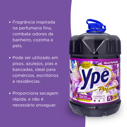 Limpador Perfumado Desinfetante Jardim Secreto Ypê 7 Litros