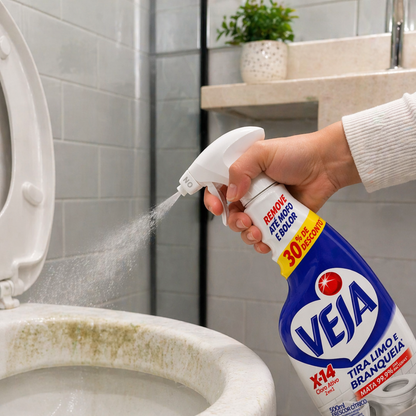 Desinfetante Cloro Ativo X-14 Tira Limo Branqueia Veja 500ml
