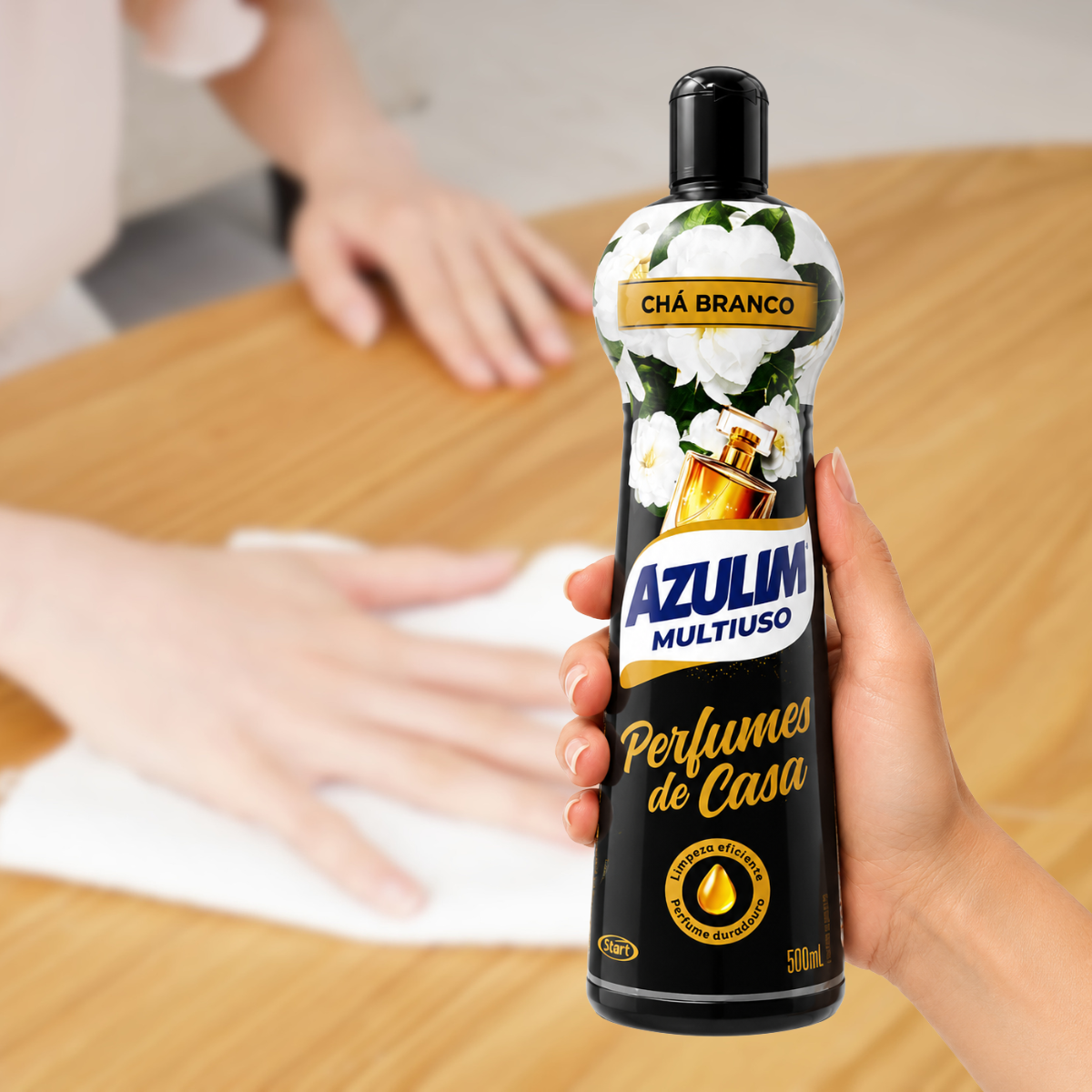 Limpador Multiuso Perfumes de Casa Chá Branco 500ml Azulim