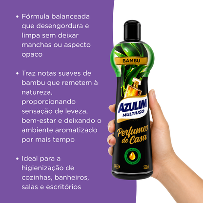 Limpador Multiuso Perfumes de Casa Bambu 500ml Azulim