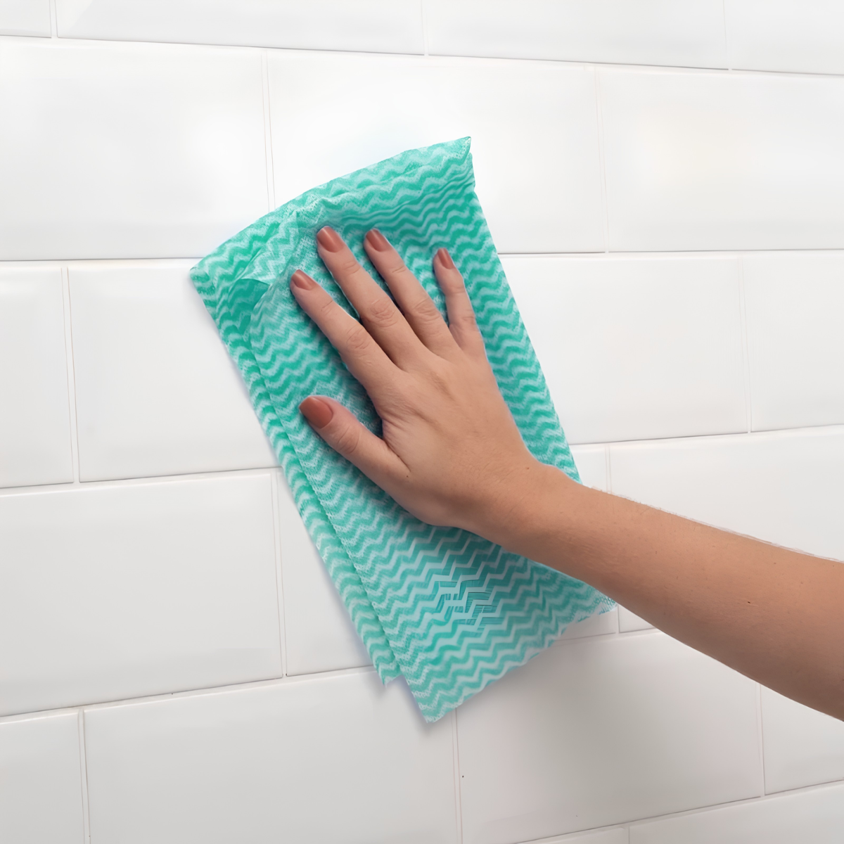 Rolo 50 Panos Multiuso Para Limpeza 30cm x 25m Verde MrPlus