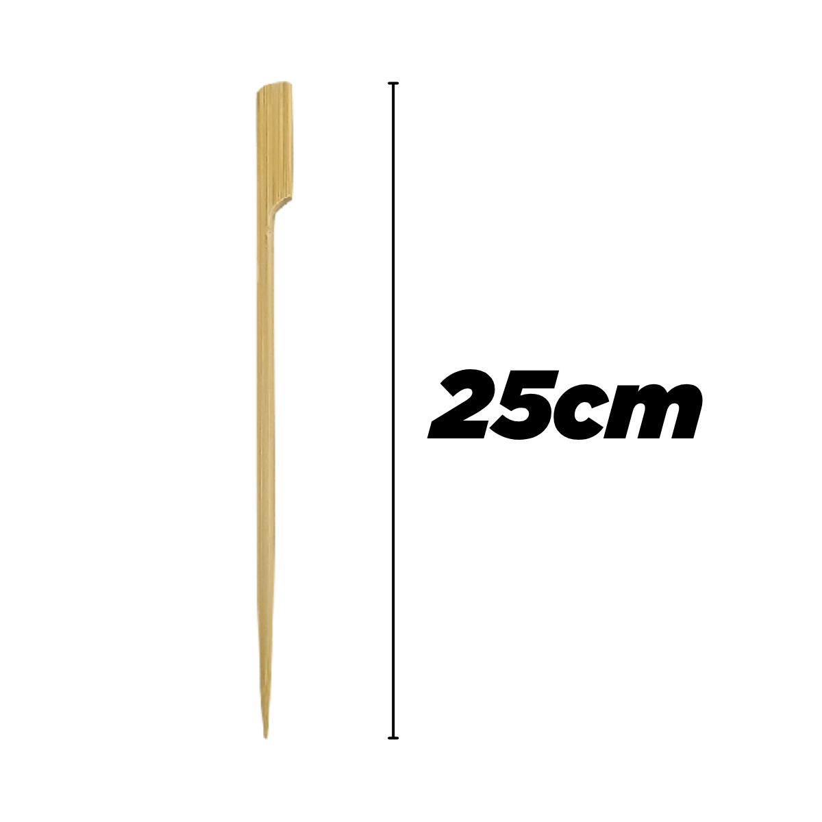 Espetos De Bambu Golf 25cm Inoven 50 Unidades Gourmet Hambúrguer