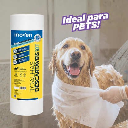 Toalhas Descartáveis Inoven Para Pet Shop 45x80cm