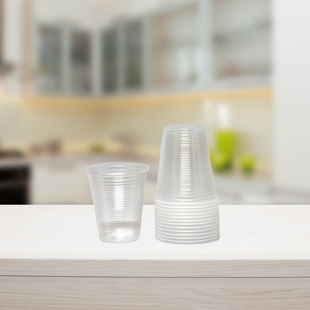 Copo P/ Água Reforçado 180ml Transparente  Descartável  2500 Uni