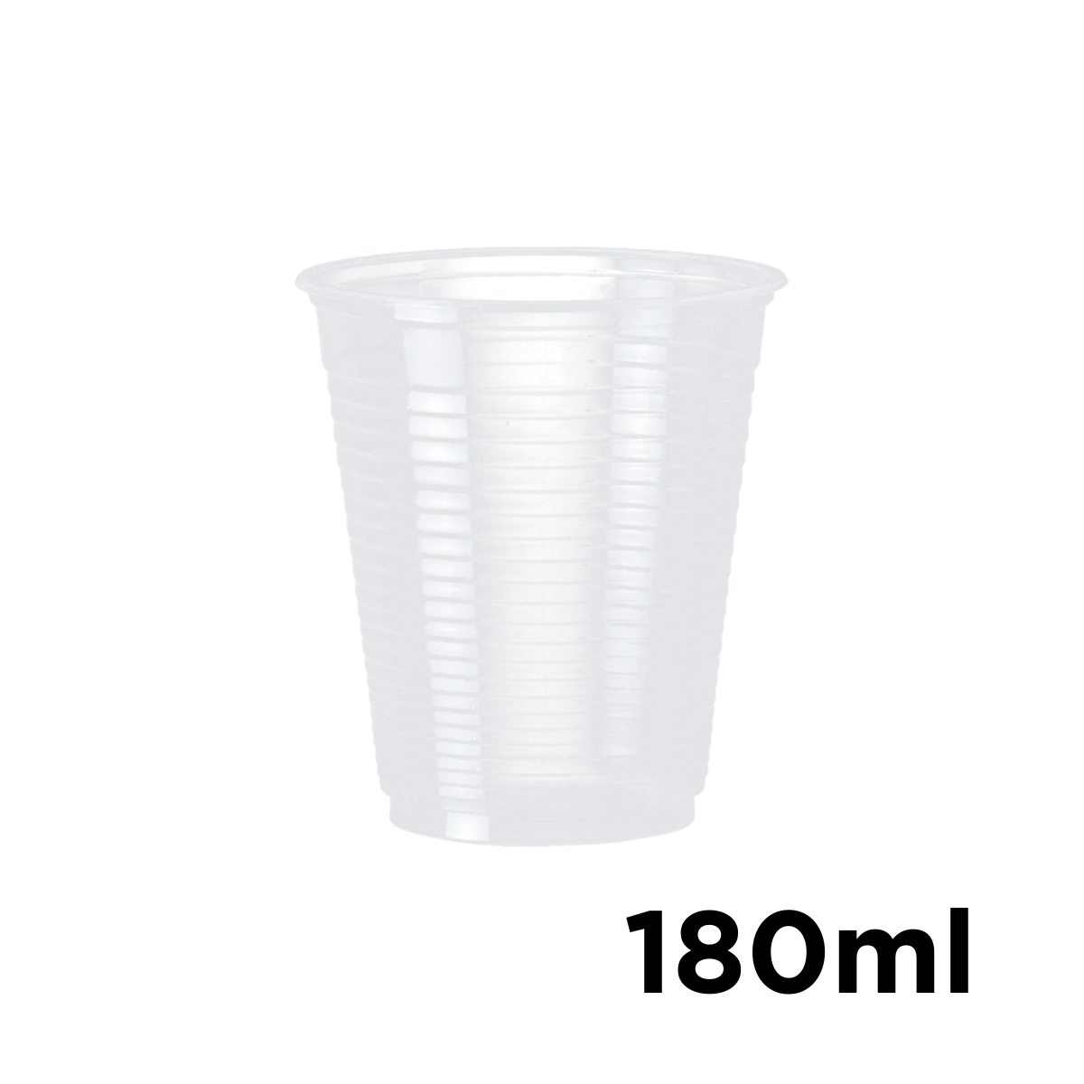 Copo P/ Água Reforçado 180ml Transparente  Descartável  2500 Uni
