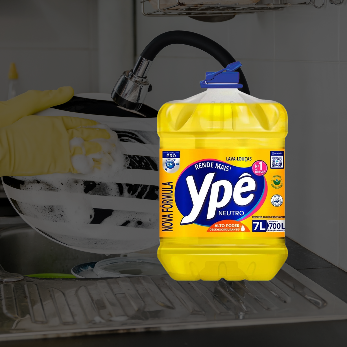 Detergente Neutro  Ypê Pro 7 Litros
