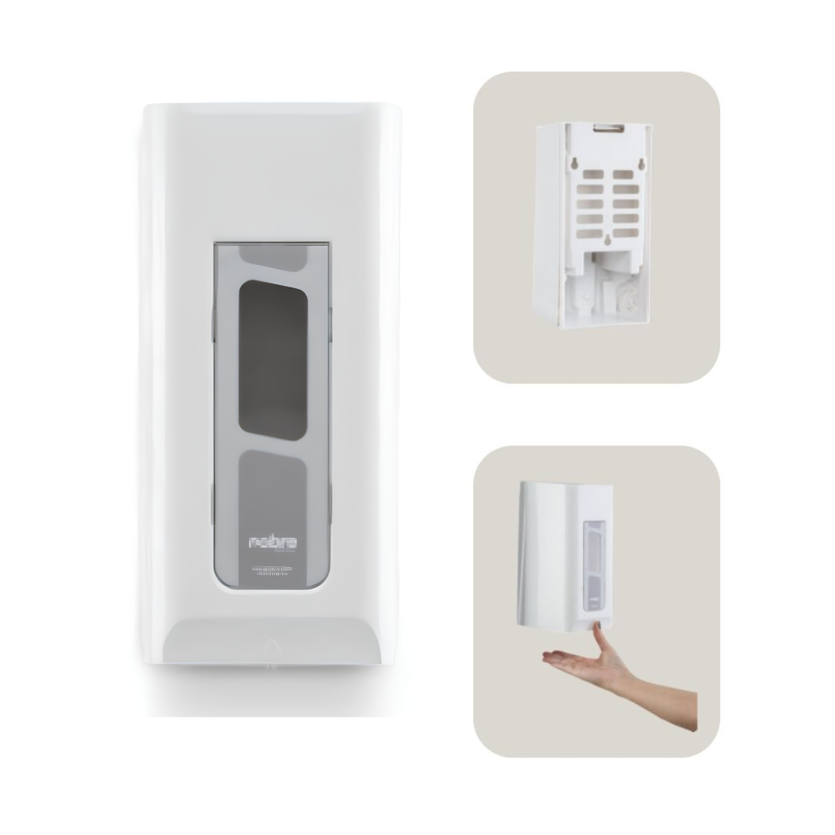 Dispenser Saboneteira Líq./Álcool Gel 800ml C/reserv. Nobre