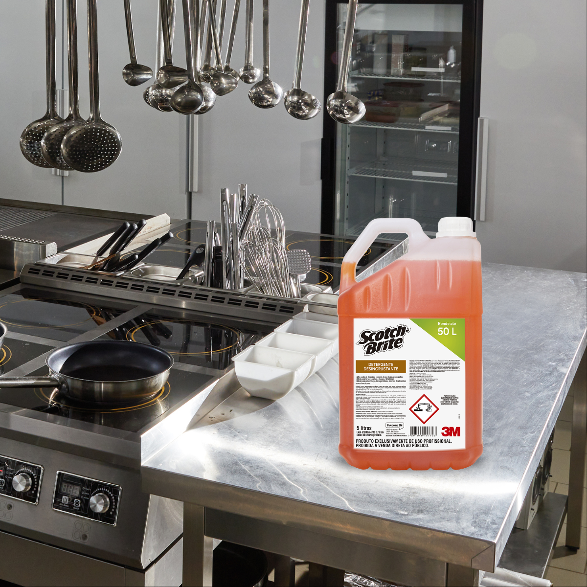 Detergente Desincrustante Scotch-Brite Profissional 5L 3M