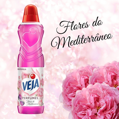 Limpador Perfumado Veja Perfumes Flores do Mediterrâneo 500ml
