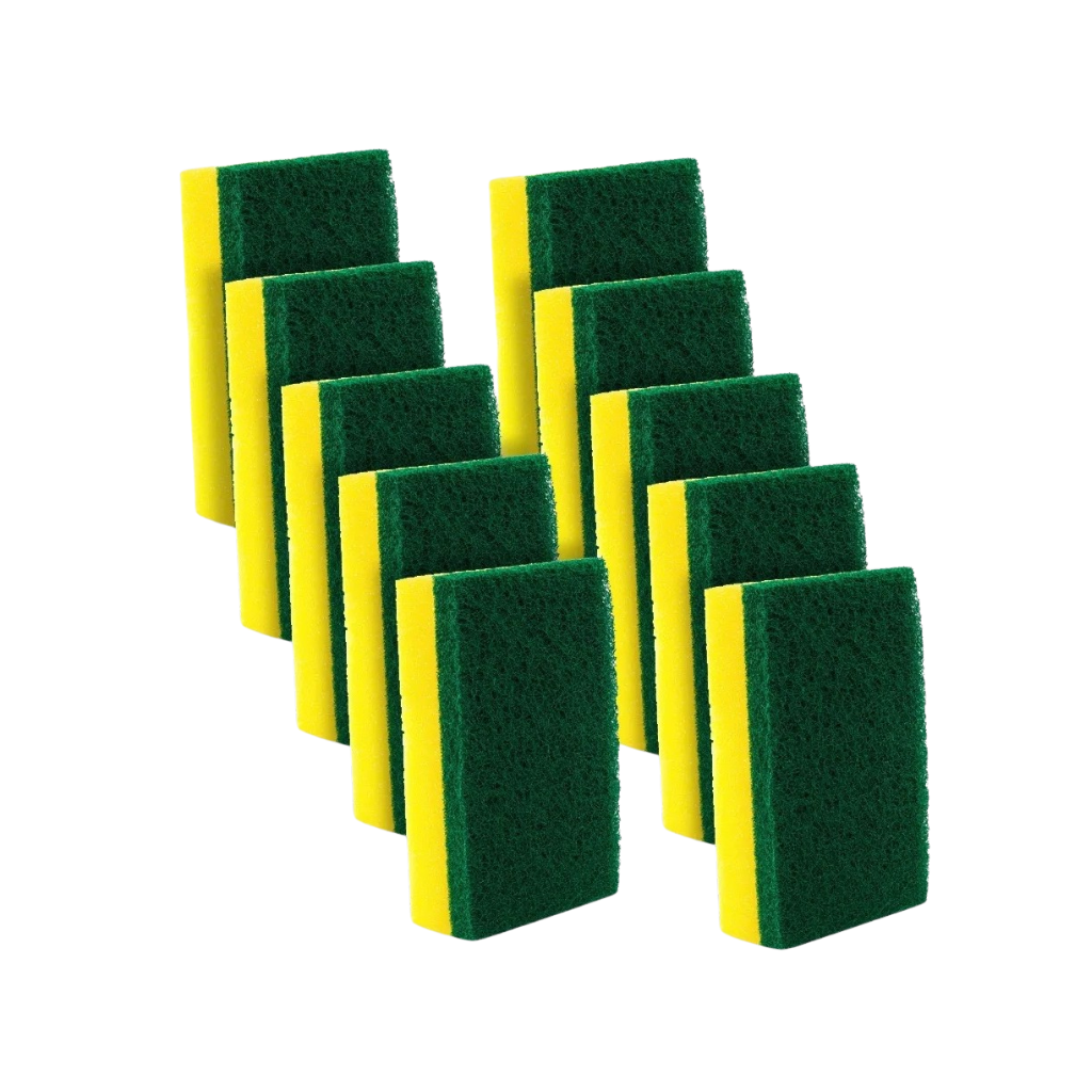 Esponja De Limpeza Dupla-face Prossional 10 Unidades 3m