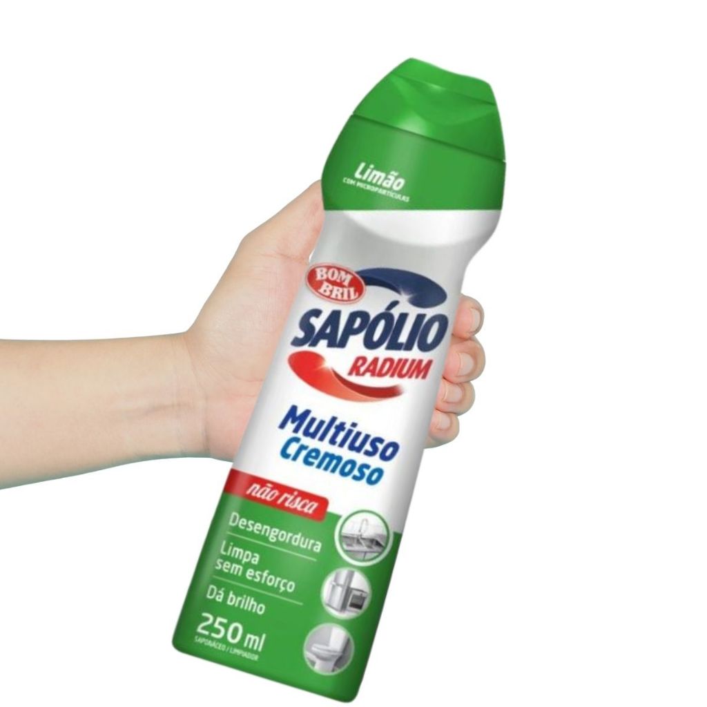 Limpador Cremoso Sapólio Radium Limão Bombril 250ml