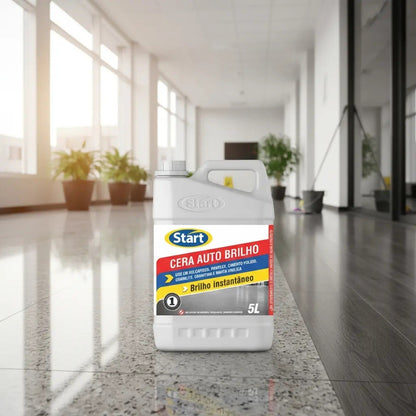 Cera Líquida Auto Brilho Instantâneo Para Pisos 5L Start