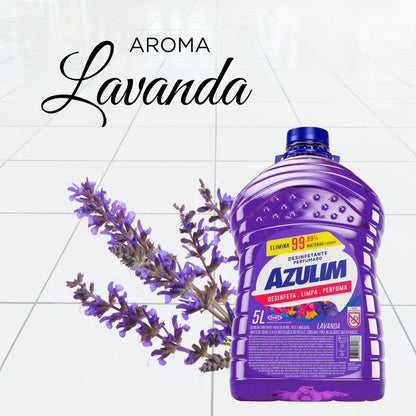 Desinfetante Perfumado Lavanda 5 Litros Azulim Start