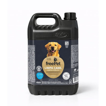 Detergente Limpa Canil Tira Cheiro Urina Free Pet 5 Litros