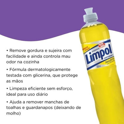 Detergente Limpol Neutro 500ml