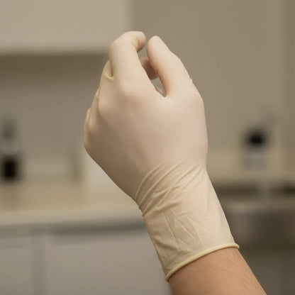 Luva Descartável 100 Unidades Látex Inoven Sem Pó - M