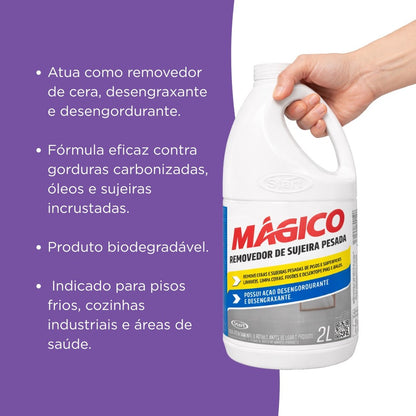 Removedor De Sujeira Pesada Cera Mágico 2L Start