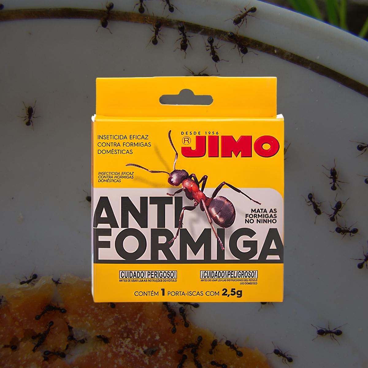Anti Formigas Caseiras Jimo Protegida Em Porta Isca 2,5gr