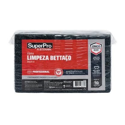 10 Fibras Para Limpeza Pesada Profissional Bettaço Bettanin