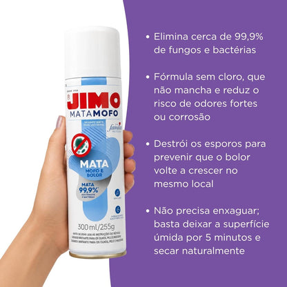 Mata Mofo 300ml Anti Mofo Parede Armário Banheiro Jimo