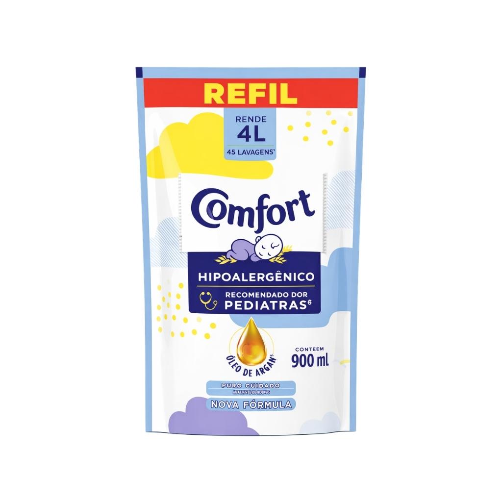 Amaciante Hipoalergênico Puro Cuidado Refil Comfort 900ml