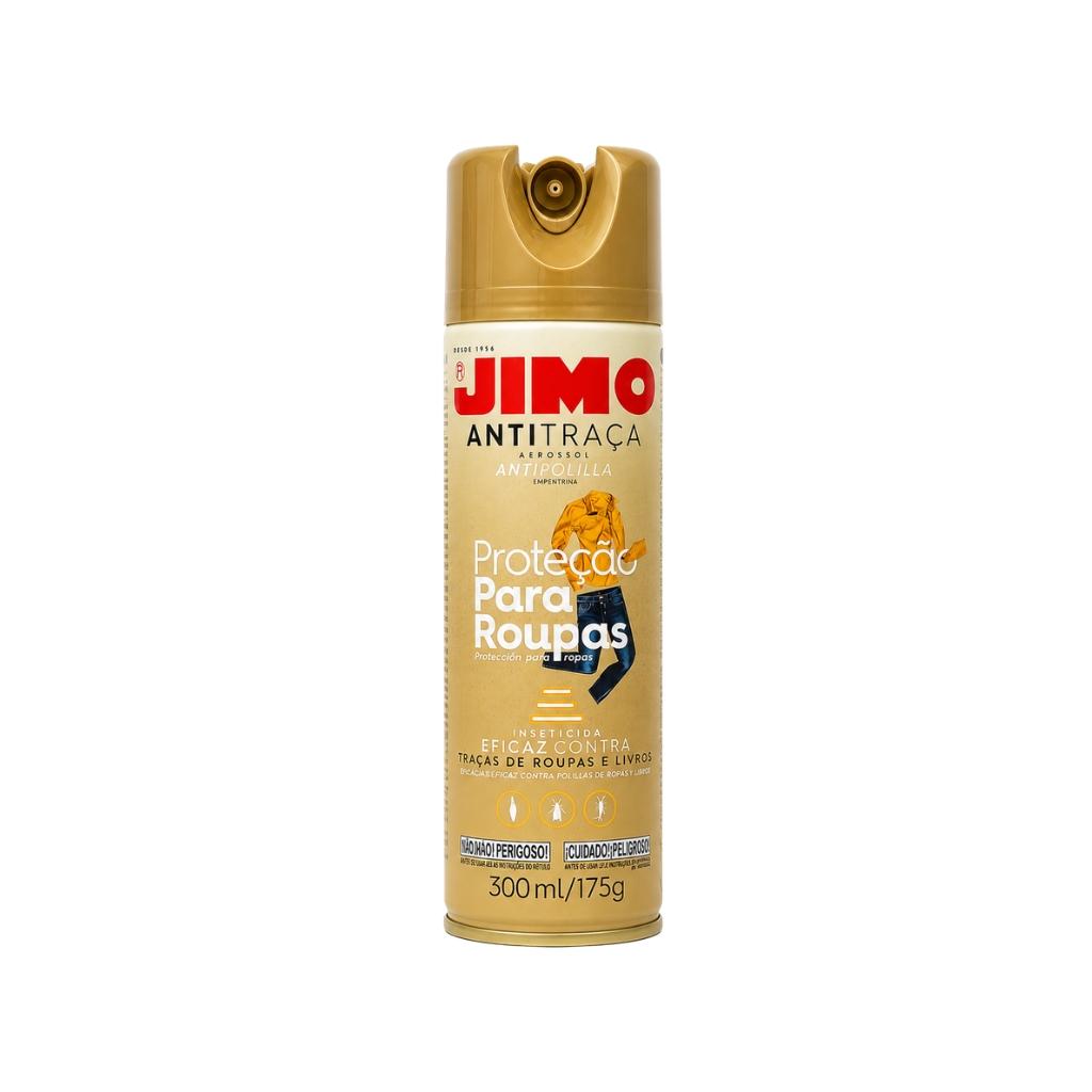 Anti Traça Spray 300ml Proteção Roupas Livros Armários Jimo