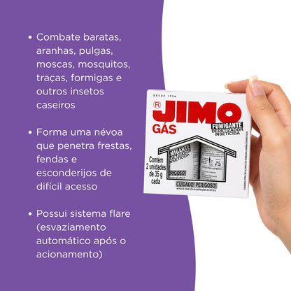 Detetizador Gás Fumigante Jimo 02 Unidade De 35g
