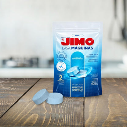 Limpa Máquinas de Lavar Louça Com 2 Pastilhas Jimo