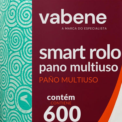 Pano De Limpeza Multiuso Smart Vabene 28x40cm  Verde 600 Panos