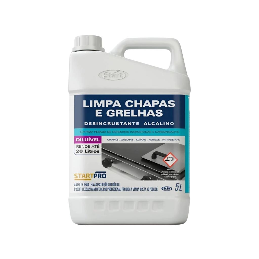 Limpa Chapas E Grelhas Desincrustante Start 5L Profissional