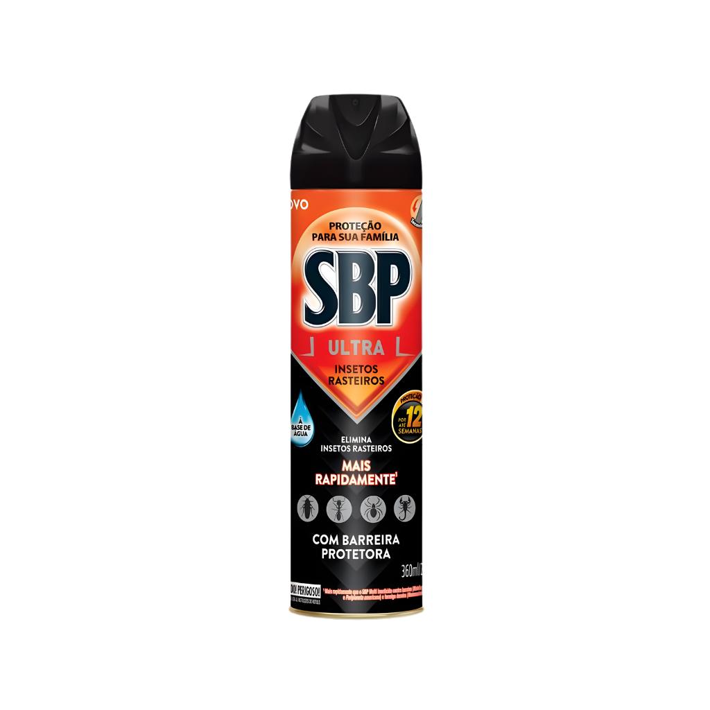 Inseticida Aerossol Ultra Insetos Rasteiros 360ml SBP