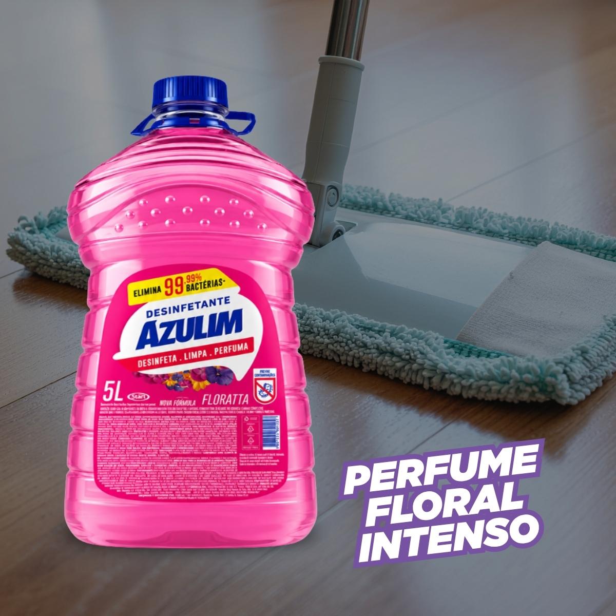 Desinfetante Perfumado Azulim 5L Floratta Start