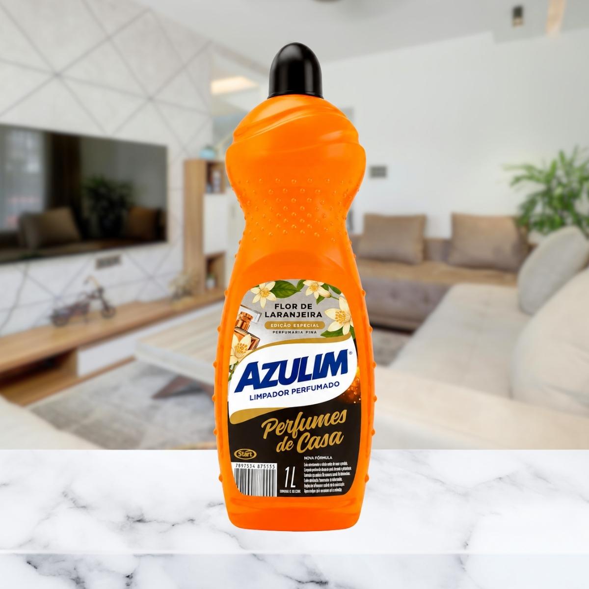 Limpador Perfumado Flor de Laranjeira Azulim 1 Litro