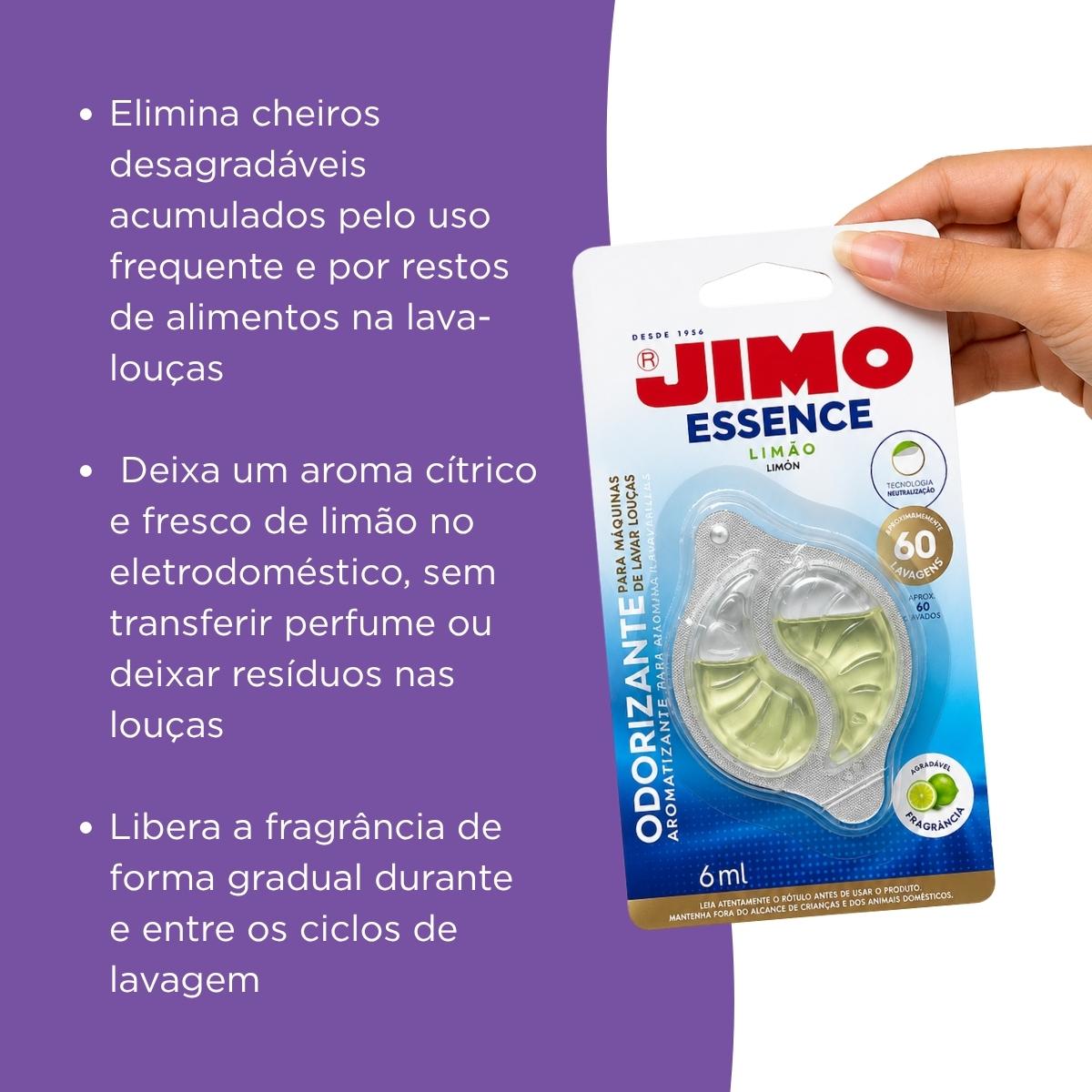 Essence Limão Odorizante Máquina De Lavar Louças 6ml Jimo