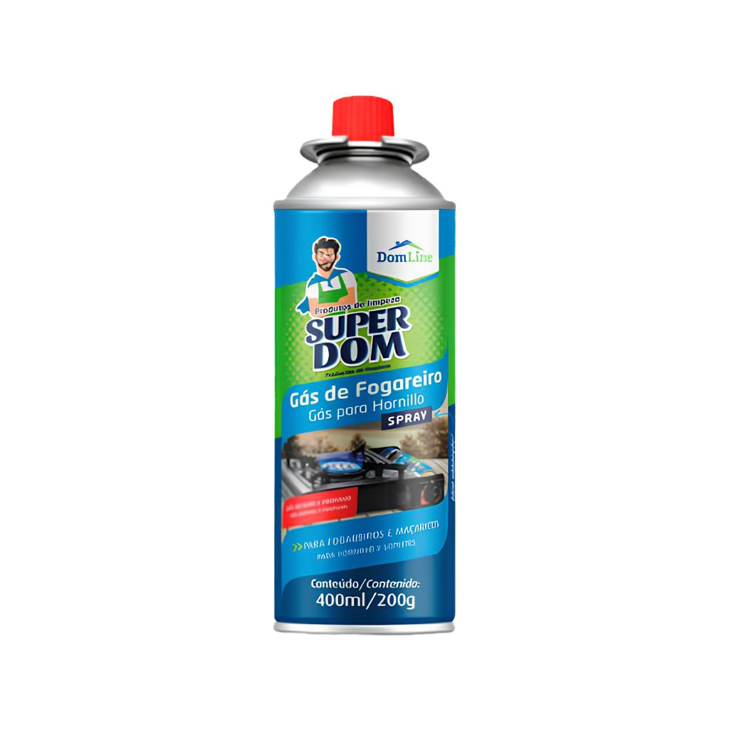 Gás para Fogareiro 400ml SuperDom