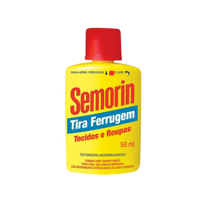 Tira Ferrugem 50 ml Semorin Piso Rústicos Tecidos Roupa